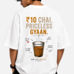 10 Rupee Chai Oversized T-Shirt, Dhakkan