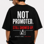 Not Promoted Oversized T-Shirt, Dhakkan