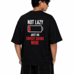 Not Lazy Oversized T-Shirt, Dhakkan