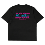 Look oversized graphic t-shirt — Dhakkan black heavyweight cotton back print