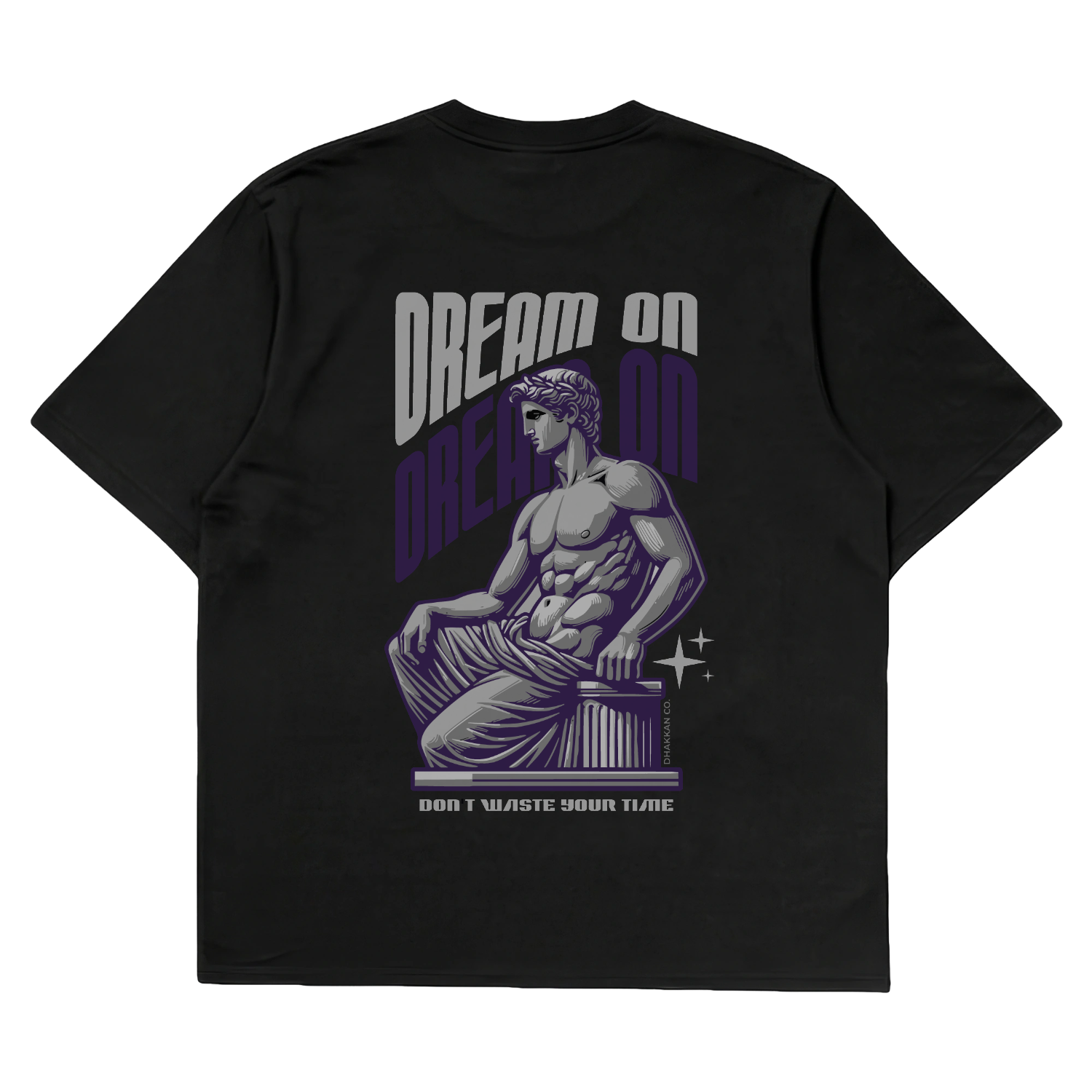 Dream On Oversized T-Shirt — Dhakkan consciousness print